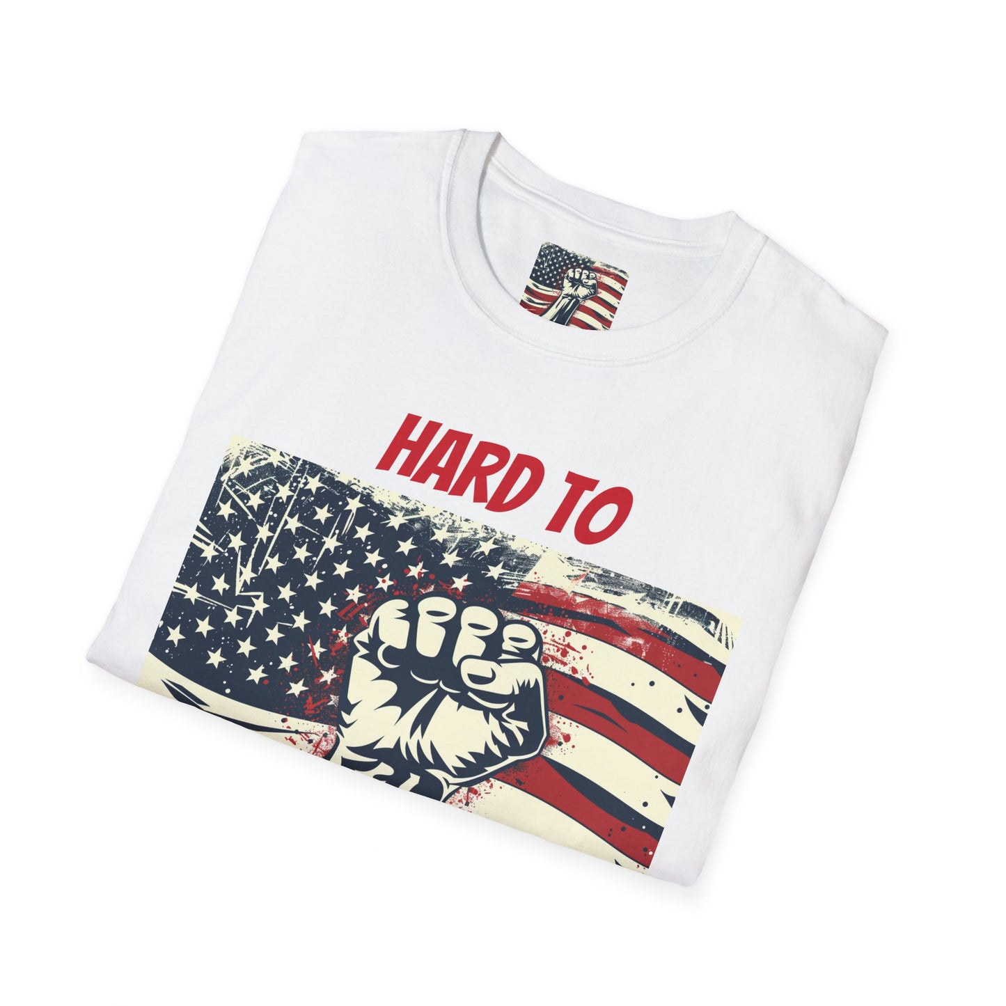 Patriotic USA Fight T-Shirt (White)